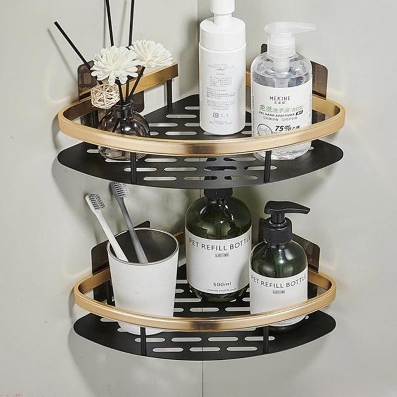 Suporte Organizador de Shampoo de Alumínio - triângulo| TidyHouse Decor