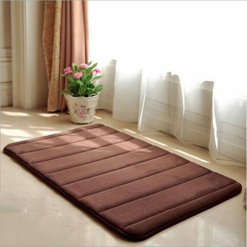 Tapete De Banheiro Soft Macio Secagem Rápida 60x40cm 
