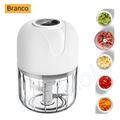 Mini Processador Elétrico 250ml Portátil  Recarregável USB Bivolt