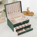 Porta-Joias Luxo em Couro com Chave – Organize Suas Joias com Elegância e Segurança
