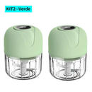 Mini Processador Elétrico Portátil USB 250ml Recarregável
