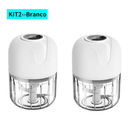 Mini Processador Elétrico 250ml Portátil  Recarregável USB Bivolt