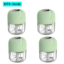 Mini Processador Elétrico Portátil USB 250ml Recarregável
