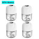Mini Processador Elétrico 250ml Portátil  Recarregável USB Bivolt